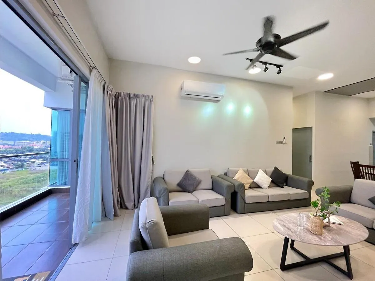 Stylish 3 Bedroom Cityview Balcony - Imago The Loft - 5-9Pax 0*, Kota Kinabalu